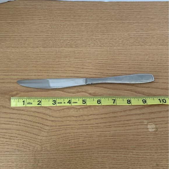 Vtg Oneida Satin Bristol Everdale Salad Dessert Fork Dinner Knife Flatware Set - Picture 6 of 8